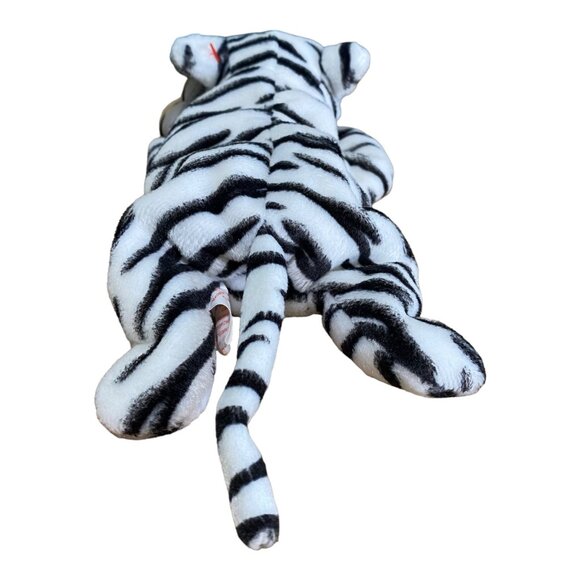 Ty Beanie Babies Blizzard Tiger Plush Stuffed Animal Hang 4th Gen Tush 3rd Gen T - Picture 3 of 9